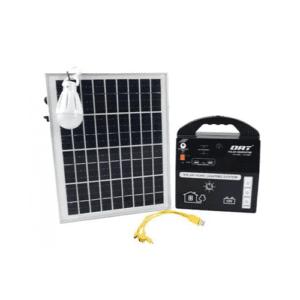 Ηλιακό σύστημα φωτισμού με Panel 10W, Μπαταρία & 4 Λάμπες LED 120LM DAT-AT-8207