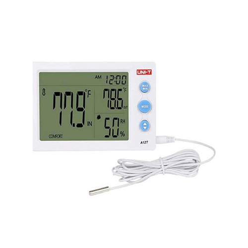 Uni-T Θερμόμετρo & Υγρασιόμετρo για Χρήση σε Εσωτερικό Χώρο A12T