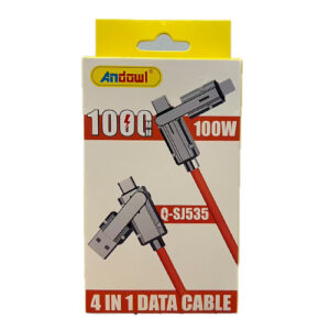 Andowl 1m Καλώδιο Data 100W 4 σε 1 Q-SJ535
