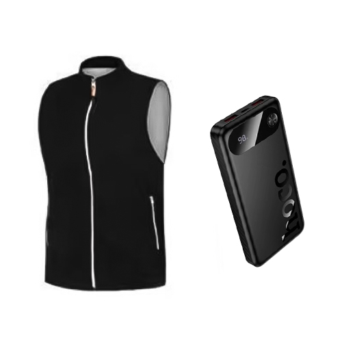 Σετ Θερμαινόμενο Ηλεκτρικό Γιλέκο M-49 & Hoco J154 10000mah Power Bank 22.5W+PD20W