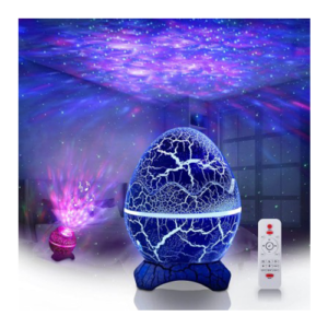 Galaxy Nightlight Projector LED Αυγό Δεινόσαυρου με Ηχείο Bluetooth - Προτζέκτορας Αστεριών USB
