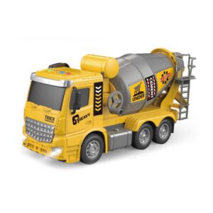 Παιχνίδι Μπετονιέρα Truck Heavy 28.5x10x14.5cm με Φως και Μελωδία σε Κίτρινο Χρώμα Πλαστικό  για 3+ 038394 S977-2A