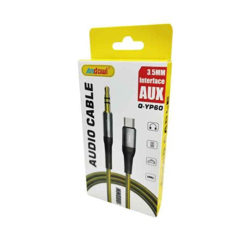 Andowl Μετατροπέας USB-C / 3.5mm male σε 3.5mm female 1τμχ (Q-YP60)