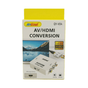 Andowl QY-V04 Μετατροπέας RCA female σε HDMI female Λευκό