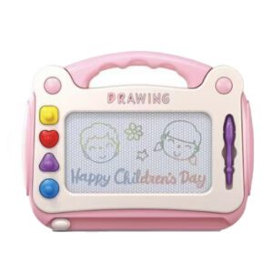 Παιδικό Πινακάκι Σχεδίασης 30x2.5x23.5cm σε Ροζ Χρώμα 882Α 039257