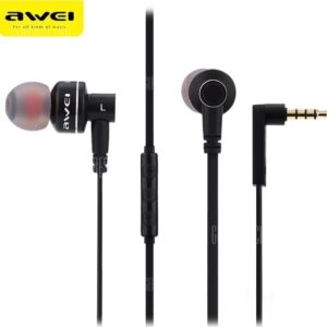 Awei ES10TY In-ear Handsfree με Βύσμα 3.5mm Μαύρο