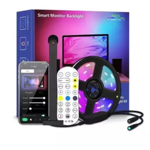 Ταινία LED Τηλεόρασης USB 5V RGB Φως 5m με Τροφοδοτικό & Τηλεχειριστήριο (SP043) για 55-65inches