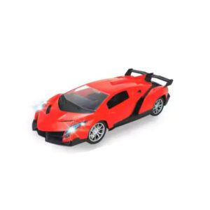 Τηλεκατευθυνόμενο Αυτοκίνητο 27x12x9cm με Χειριστήριο σε Κόκκινο Χρώμα 277-1ARed για 6+