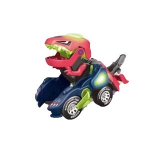 Αυτοκινητάκι σε Σχέδιο Δεινόσαυρος 20.7x11x9.8cm με Ηχητικά Εφέ 651B Πολύχρωμο Πλαστικό για 3+ 038491