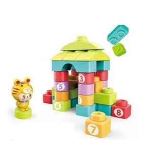 Παιχνίδι με Τουβλάκια Κατασκευών 27τμχ Happy Tiger JX6734 Πολύχρωμα Πλαστικό για 3+