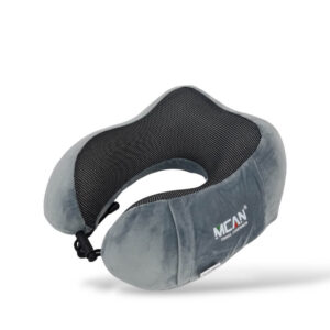 Mcan Μαξιλαράκι Ταξιδίου M-13 Memory Foam Γκρι Ανοιχτό