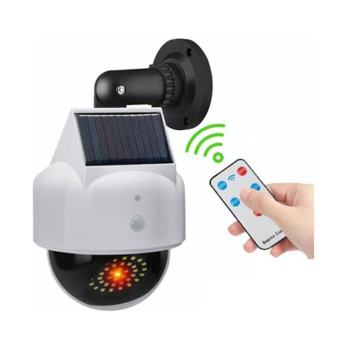 JX-5116 Ψεύτικη Κάμερα Παρακολούθησης Τύπου Dome Ηλιακή Λευκή 478135