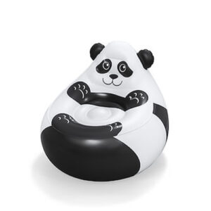 Παιδικό Πουφ Panda Ασπρόμαυρο 72x72x64εκ. 75116
