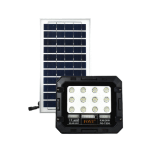 Foyu FO-T550 Στεγανός Ηλιακός Προβολέας LED 50W Ψυχρό Λευκό 6500K με Τηλεχειριστήριο IP66