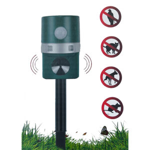 Solar Pest Repeller Συσκευή Υπερήχων Απώθησης Γατών / Πουλιών / Τρωκτικών / Φιδιών Ηλιακή