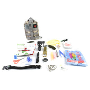 Κιτ Εργαλείων Επιβίωσης με Φακό, Πυξίδα κ.α. (XF2)