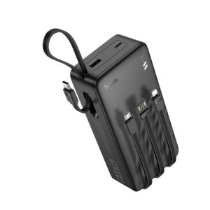 Hoco Power Bank 30000mah με 4 Ενσωματωμένα Καλώδια J146B