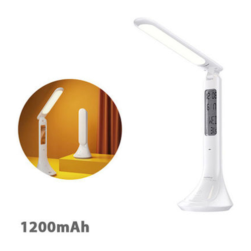 Επαναφορτιζόμενο LED Φωτιστικό Γραφείου σε Λευκό Χρώμα RT-E601