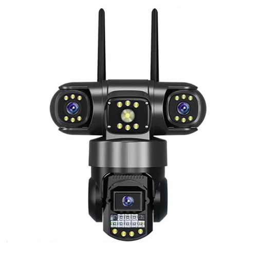 Andowl NO.G819 4G PTZ IP 8K Κάμερα Ασφαλείας 12MP με Τριπλό Φακό, Τριπλή Οθόνη, Ανίχνευση Κίνησης, Αμφίδρομο Ήχο και Νυχτερινή Όραση