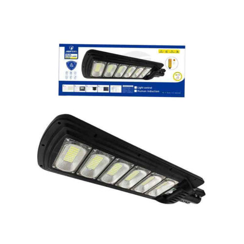 Jortan Ηλιακό Φωτιστικό Δρόμου 300W Ψυχρό Λευκό 6500K με Αισθητήρα Κίνησης και Τηλεχειριστήριο IP66