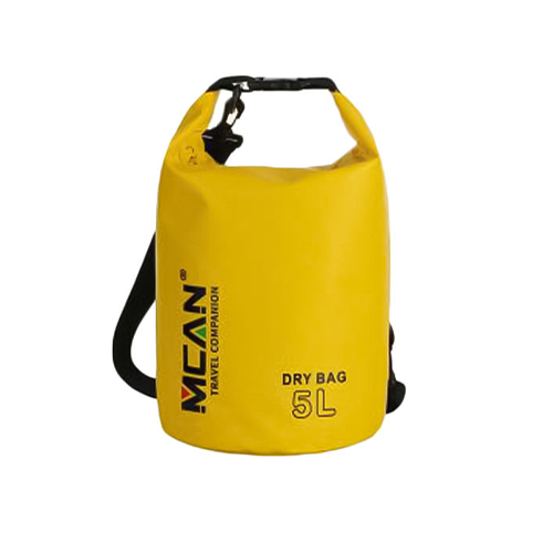 MCAN Στεγανός Σάκος 5L σε Κίτρινο Χρώμα