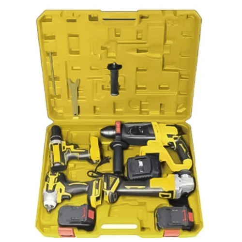 Andowl Q-1978 Σετ με 4 Ηλεκτρικά Εργαλεία Χειρός & 2 Μπαταρίες σε βαλίτσα μεταφοράς