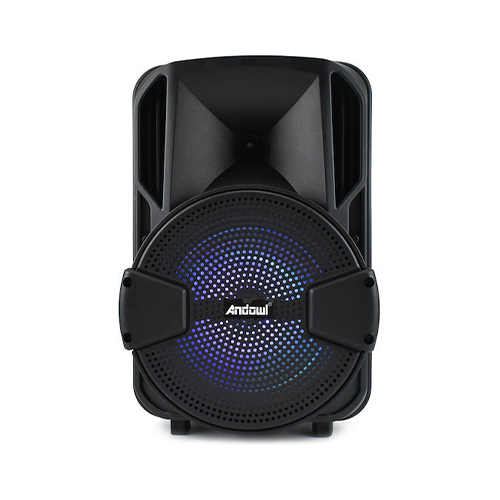 Andowl Σύστημα Karaoke με Ενσύρματo Μικρόφωνo Q-T38 σε Μαύρο Χρώμα