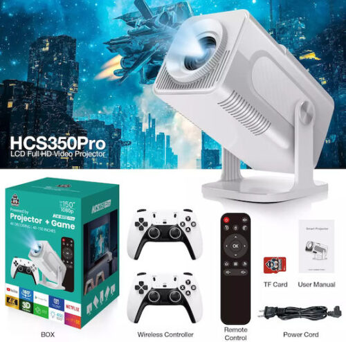 Projector Full Hd & 4k Decoding Android 12 Operating System> Hcs350 Pro 64g Eu