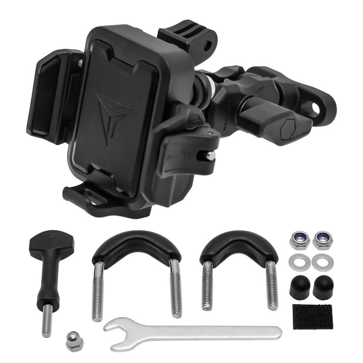 Motowolf Βάση Κινητού Μοτοσυκλέτας με Ρυθμιζόμενο Βραχίονα για τον Καθρέπτη MH1B