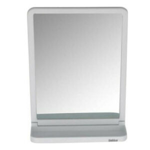 Bathlux Ορθογώνιος Καθρέπτης Μπάνιου από Πλαστικό με Ράφι 20x30cm Λευκός 30144