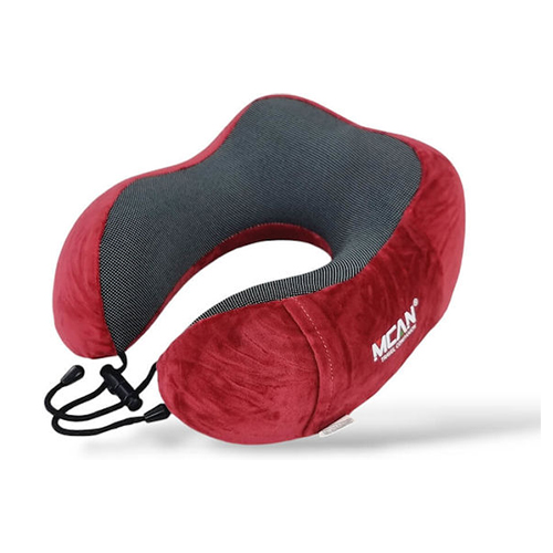 Mcan Μαξιλαράκι Ταξιδίου Μπορντό Memory Foam M-13
