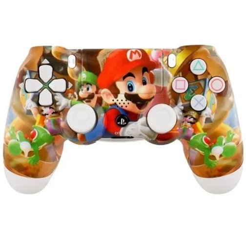 Doublemotor Ασύρματο Gamepad για PS4 Super Mario