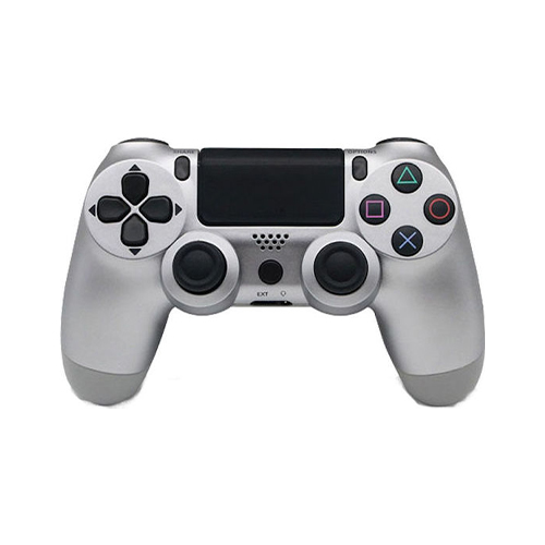 Doublemotor Ασύρματο Gamepad για PS4 σε Ασημί Χρώμα