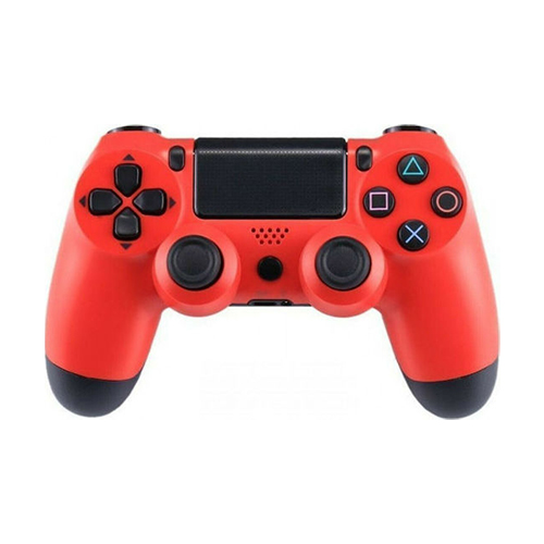 Doublemotor Ασύρματο Gamepad για PS4 σε Κόκκινο Χρώμα