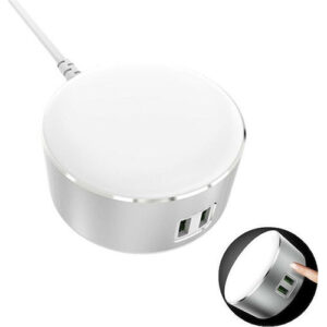 Ldnio Επαναφορτιζόμενο LED Φωτιστικό Νυκτός Πρίζας με Φωτοκύτταρο A2208 12τμχ