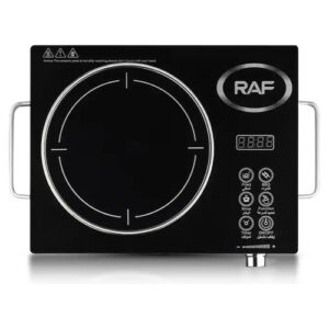 Raf Επιτραπέζια Εστία Κεραμική Μονή Μαύρη  R.8019