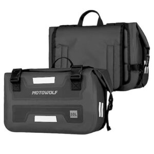Motowolf Εργαλειοθήκη Μοτοσυκλέτας Αδιάβροχη 30lt σε Μαύρο Χρώμα MDL0720