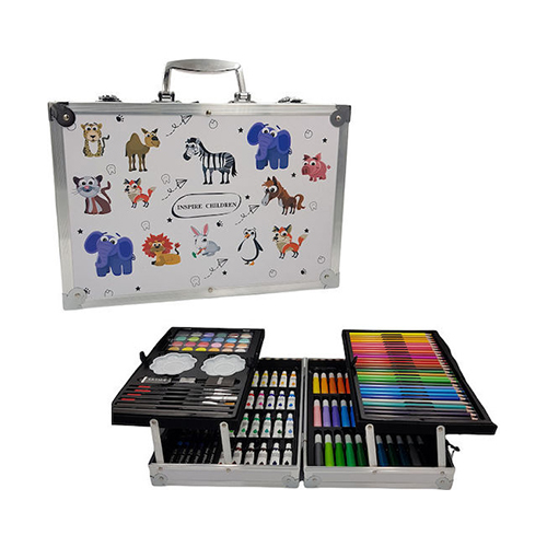 Σετ Ζωγραφικής σε Βαλιτσάκι 34x23cm 145τμχ Ζωάκια