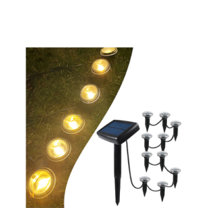 Καρφωτό Ηλιακό Φωτιστικό με Θερμό Λευκό Φως 30217