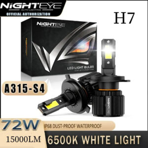 Nighteye Λάμπες Αυτοκινήτου H7 LED Ψυχρό Λευκό 72W 2τμχ A315-S4-H7