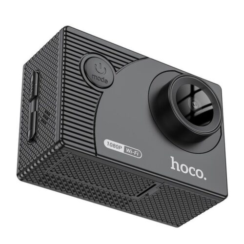 Hoco DV100 64GB Action Camera HD Υποβρύχια με Οθόνη 2" και Wi-Fi Μαύρη