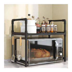 Βάση Οργάνωσης Κουζίνας Μεταλλική σε Μαύρο Χρώμα 26x48x49cm (106266)