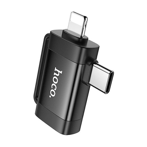 Hoco Otg 2in1 Μετατροπέας Lightning / USB-C male σε USB-A female 1τμχ UA31F