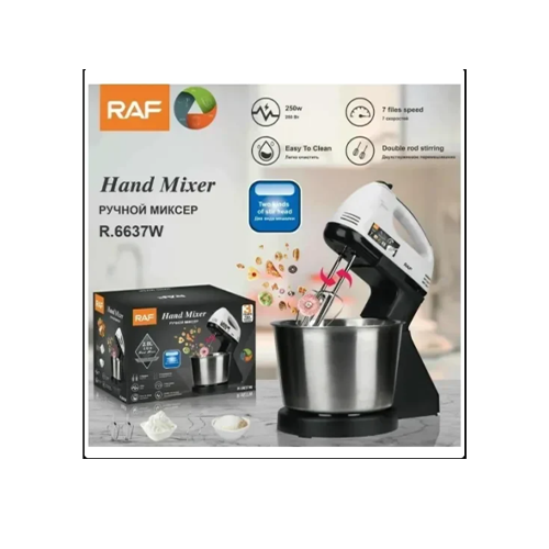 Ηλεκτρικό μίξερ 250W με 7 ταχύτητες 2L R.6637 Raf
