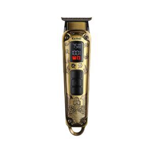 Kemei KM-1682 Επαναφορτιζόμενη Κουρευτική Μηχανή Με Οθόνη LED Και USB