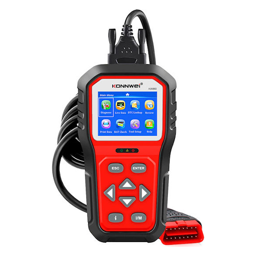 Konnwei Διαγνωστικό Αυτοκινήτου Ψηφιακό OBD 2 με Καλώδιο KW860