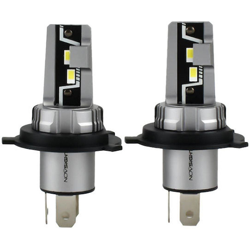 NovSight Λάμπες Αυτοκινήτου H4 LED 6500K Ψυχρό Λευκό 12V 50W 2τμχ A500-N57-H4S