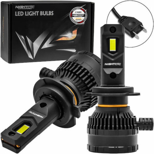 H7 Led 12-24v 200w 40000lm 6500k Ip68 A315 S26 Nighteye 2 X 100w