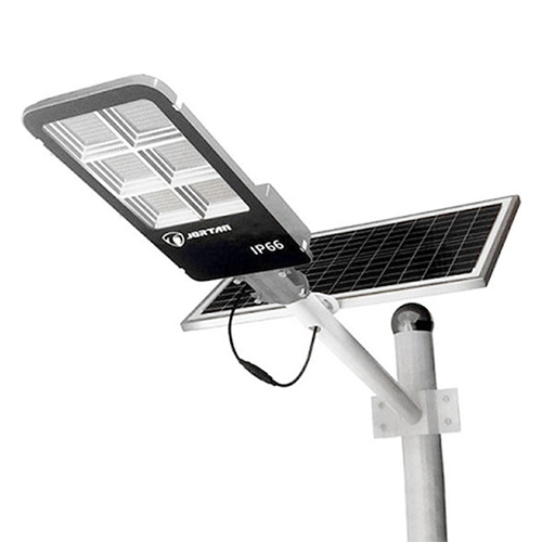 Jortan Ηλιακό Φωτιστικό Δρόμου με Τηλεχειριστήριο σε Μαύρο Χρώμα (Διάφορα Watt)