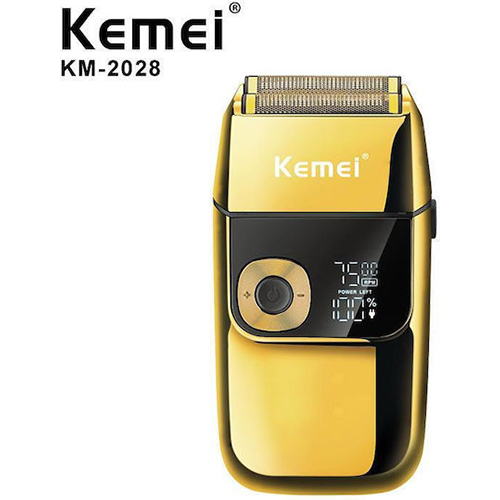 Kemei KM-2028 Περιστρεφόμενη Ξυριστική Μηχανή Προσώπου Επαναφορτιζόμενη